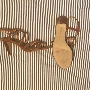 Banana Republic stewpot braided heels.